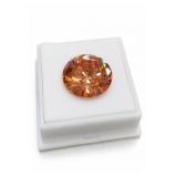 18mm Copper Cubic Zirconia Loose Gemstone C5R099