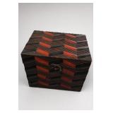 Pitsilkas Haris Tramp Art Wooden Chest