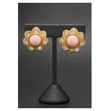 Joan Rivers Flower Clip-On Earrings Pair