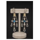 Bixby Sterling Silver & 18K Gold Earrings