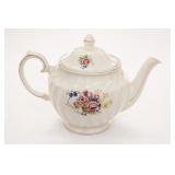 Windsor Floral Gold Trim Teapot Made In England