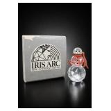 Iris Arc CK 8550 Crystal Snowman Figurine
