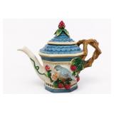 Fitz And Floyd Essentials Handcrafted China Teapot