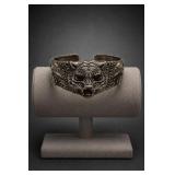 Tiger Face Cuff Bracelet