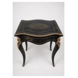 French Louis XV Style Boulle Writing Desk
