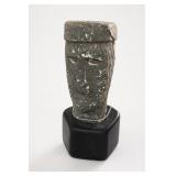 Easter Island Moai Head Figure on Base