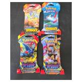 Pokémon TCG 4-Pack Set: Surging Sparks & Flames
