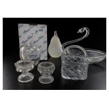 Princess House 455 Crystal Apple With Glassware