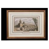 Old Spanish Ruins At San Jose, Texas Print c1830