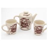 California Pantry Teapot & 2 Mugs