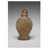 Chinese Stone Snuff Bottle With Stopper