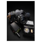 Yashica TL Electro X Camera, Lens & Flash Meter