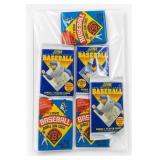 1990 Bowman & 1992 Score Baseball 6-Pack Lot