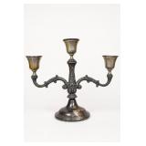 Rogers Silver-Plated Three-Arm Candelabra
