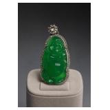 Jade Carved Buddha Pendant