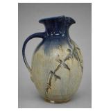 Studio Art Pottery Branch Motif Pitcher
