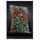 Mixed Costume Jewelry Lot, Beads & Necklaces