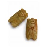 Hongshan Culture Jade Cicada Pair