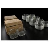 Glass Plates & Handled Baskets, 2 Boxes, K420M