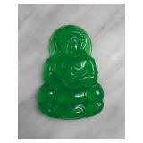 Jade Seated Buddha Pendant