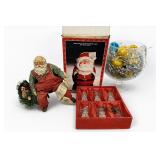 Christmas Decor Group w/ Santa Angels