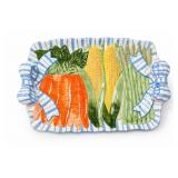 Fitz & Floyd Vegetable Bowquet Platter