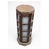 Wooden Hexagonal Lantern, 31 1/2 in.