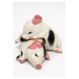 Hagen Renaker Interlocking Ceramic Pig Figurines