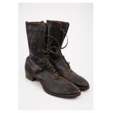Antique Roberts, Johnson & Rand Leather Boots Pair
