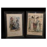 La Moda Elegante Ilustrada 1904 Print Set