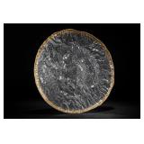 IVV Glacier 10K Gold Rimmed Glass Plate