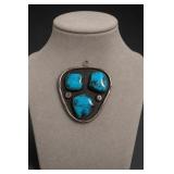 Sterling Silver Turquoise Pendant