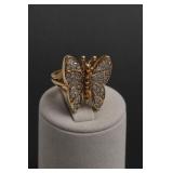 18kge Butterfly Ring