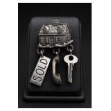 Jonette Jewelry JJ SLOTS House Key Brooch Pin