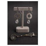 Silpada Sterling Silver Earrings & Spoon