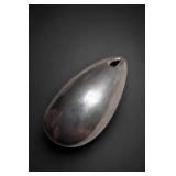 Sterling Silver 43.7g Oval Pendant