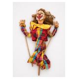 Vintage Clown Marionette Puppet