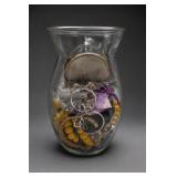 Mystery Jewelry Jar With Costume Jewelry