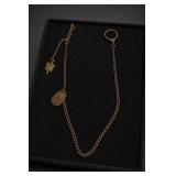 Pocket Watch Chain With Two Watch Fobs