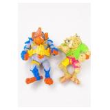 1990 Playmates TMNT Wingnut & Screwloose Figures