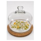Goodwood Ceramic Plate With Glass Dome
