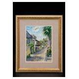 Original Signed Ethel Hawkins Watercolor