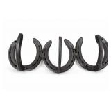 Iron Horseshoe Coat Rack Wall Decor