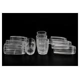 Clear Glass Drinkware & Serving Set