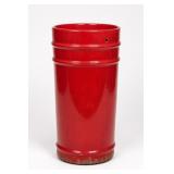 The Joy Of Gardening Red Ceramic Planter