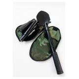 Folding Survival Shovel Multitool With Carry Bag