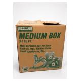 U-Haul Medium Box 3.0 Cu Ft. With Mixed Clothes