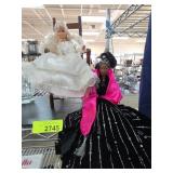 Barbie Dolls, Bridal & Evening Gowns, 2pc