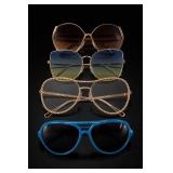 Four-Pair Sunglasses Lot, Including A0181 UV400