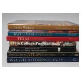 8 Books: Fort Worth, Civil War, Texas, Atlases